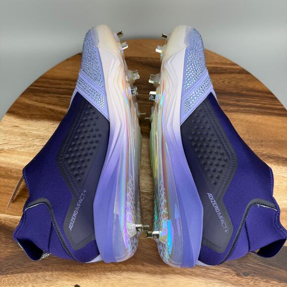 Adidas Swarovski x Adizero Impact+ Baseball Cleat Ice Lavender IH8154 Size 12.5 main image 6